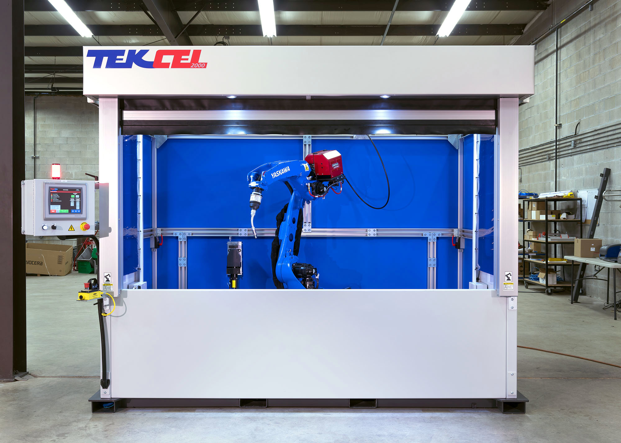TekCel 2000 Single Door Welding Robotic Automation Cell